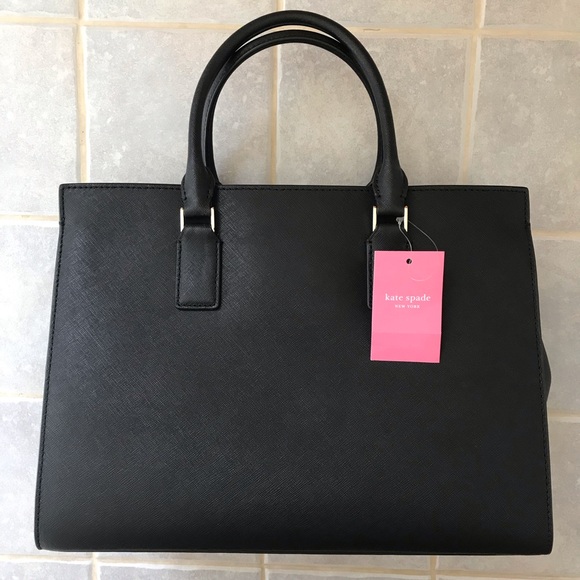 KATE SPADE LARGE SATCHEL BLACK CAMERON CROSSBODY - Picture 3 of 8